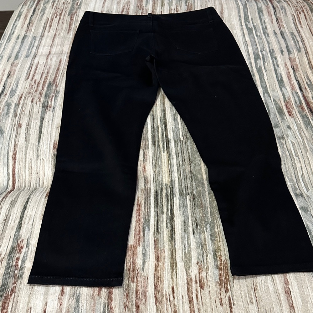 Tummy Control Nine West Black Straight-Leg Pants size 16 - Picture 3 of 3